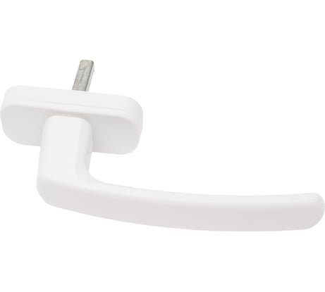 Оконная ручка СКОБЯНОЙ для ПВХ, белый 002380