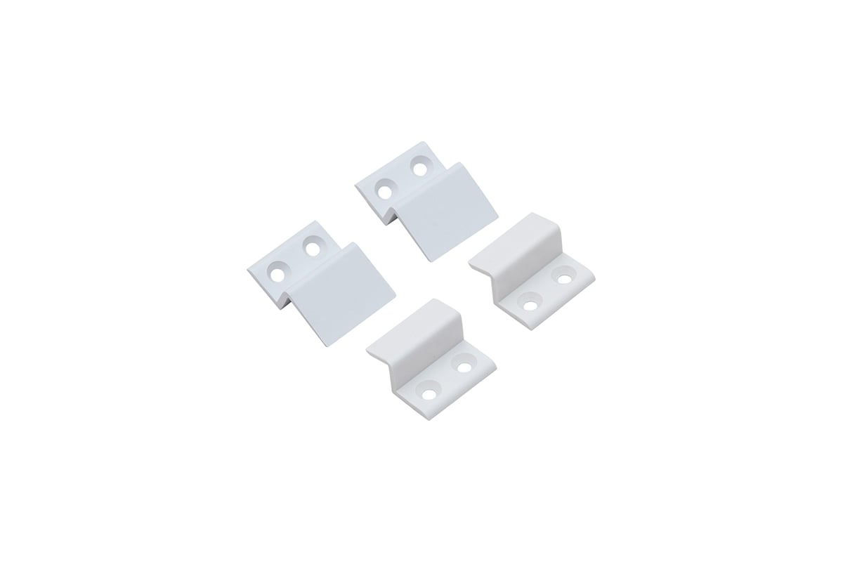 Уголок крепления москитной сетки СКОБЯНОЙ (к-т) пластик, белый 002545 ...