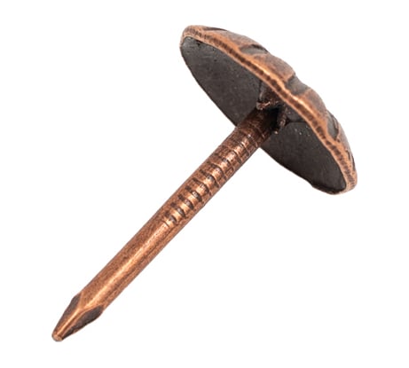 Декоративные гвозди СКОБЯНОЙ Орнамент, 50 г, медь 002743