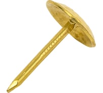 Декоративные гвозди СКОБЯНОЙ Орнамент, 50 г, золото 002742