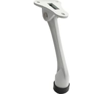 Дверной ограничитель СКОБЯНОЙ откидной, белый 008750