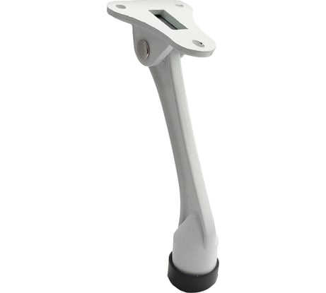 Дверной ограничитель СКОБЯНОЙ откидной, белый 008750