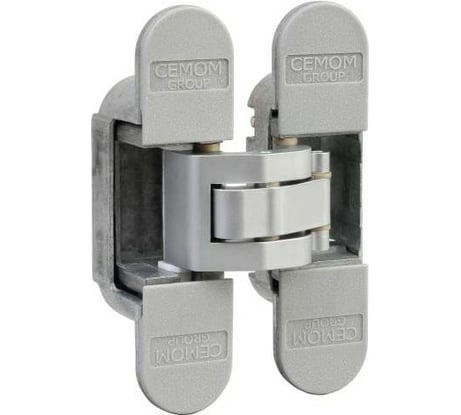Дверная скрытая петля Cemom Moatti универсальная, 3D, 95x23 мм, 60 кг CEM0978A.01/MP