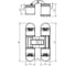 Дверная скрытая петля Cemom Moatti универсальная, 3D, 95x23 мм, 60 кг CEM0978A.01/MP 6