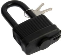 Навесной замок LOCKLAND 65 мм, влагозащищенный, длинная дужка, 2 ключа, цвет черный 5392198