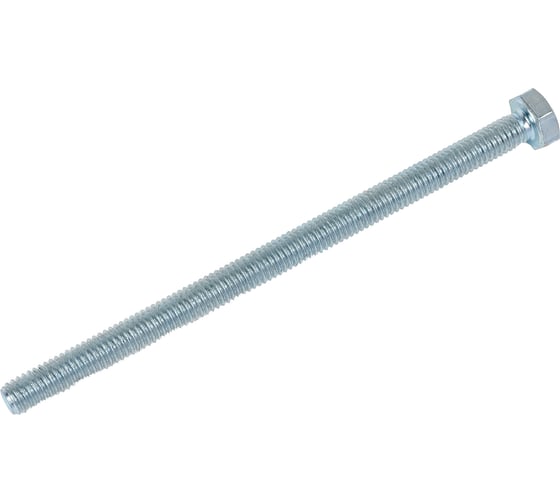 Шестигранный болт STARFIX М6x100 мм, цинк, класс прочности 8.8, DIN 933, 5 шт. SMZ3-70667-5