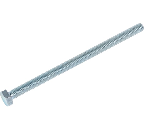 Шестигранный болт STARFIX М6x100 мм, цинк, класс прочности 8.8, DIN 933, 5 шт. SMZ3-70667-5