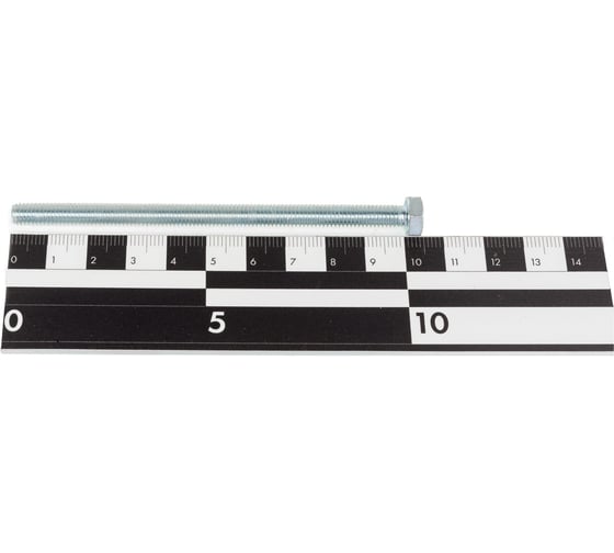 Шестигранный болт STARFIX М6x100 мм, цинк, класс прочности 8.8, DIN 933, 5 шт. SMZ3-70667-5