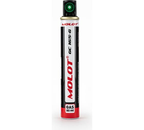 Газовый баллон для монтажных пистолетов 165 мм GC 165-G с зеленым ...