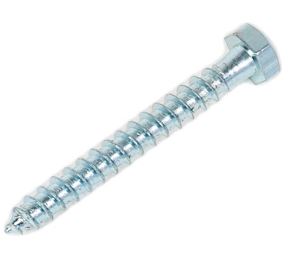 Шестигранный шуруп STARFIX 6x50 мм, цинк, DIN 571, 10 шт. SMZ1-59721-10 1
