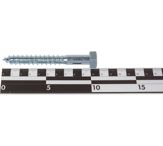 Шестигранный шуруп STARFIX 12x100 мм, цинк, DIN 571, 20 шт. SMC2-65771-20