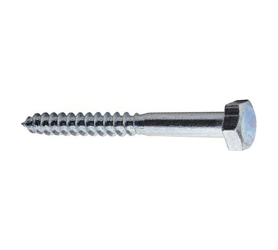 Шестигранный шуруп STARFIX 6x80 мм, цинк, DIN 571, 100 шт. SMC2-59751-100 1