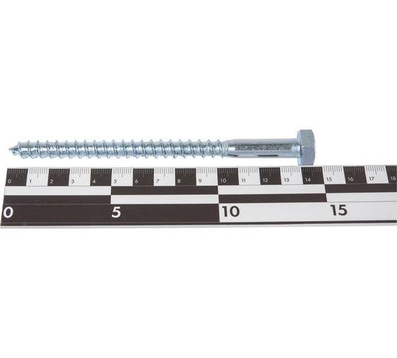 Шестигранный шуруп STARFIX 10x140 мм, цинк, DIN 571, 30 шт. SMC3-63811-30