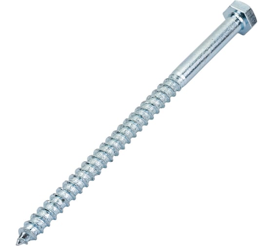 Шестигранный шуруп STARFIX 6x100 мм, цинк, DIN 571, 100 шт. SMC2-59771-100