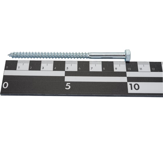 Шестигранный шуруп STARFIX 6x100 мм, цинк, DIN 571, 100 шт. SMC2-59771-100