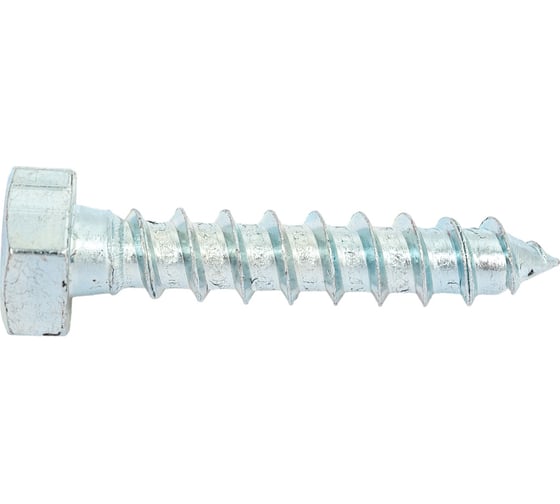 Шестигранный шуруп STARFIX 10x50 мм, цинк, DIN 571, 50 шт. SMC2-63721-50