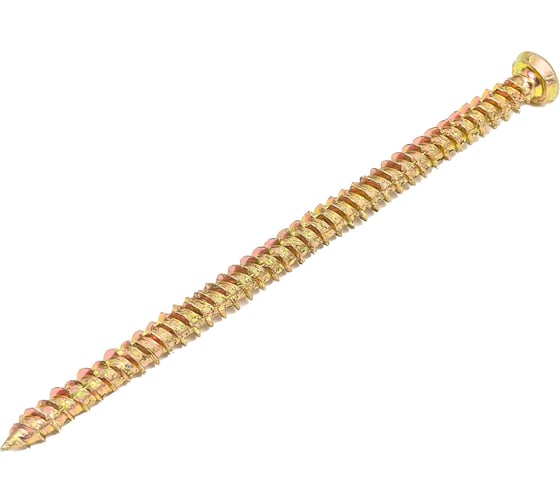 Шуруп по бетону STARFIX 7,5x132 мм, желтый цинк, T30, 70 шт. SMC3-99175-70