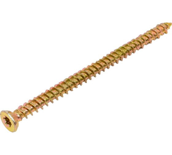 Шуруп по бетону STARFIX 7,5x112 мм, желтый цинк, T30, 20 шт. SMC2-99155-20