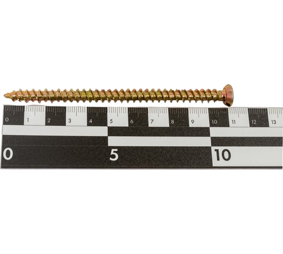 Шуруп по бетону STARFIX 7,5x112 мм, желтый цинк, T30, 20 шт. SMC2-99155-20