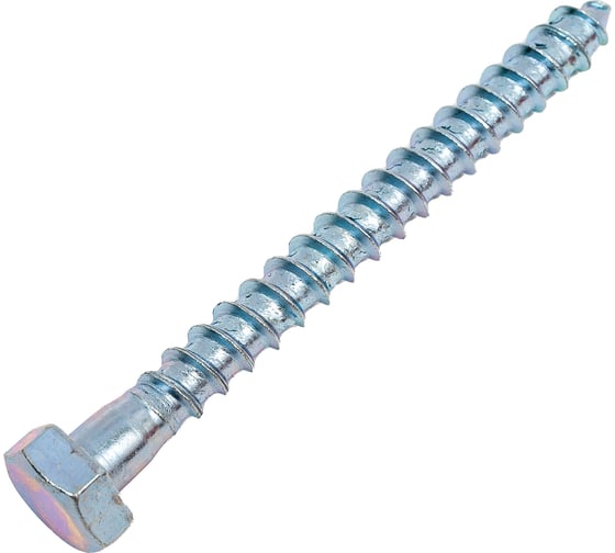 Шестигранный шуруп STARFIX 8x80 мм, цинк, DIN 571, 50 шт. SMC2-61751-50