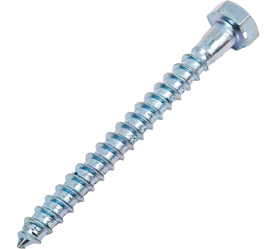 Шестигранный шуруп STARFIX 8x80 мм, цинк, DIN 571, 50 шт. SMC2-61751-50