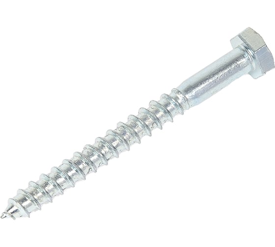 Шестигранный шуруп STARFIX 6x60 мм, цинк, DIN 571, 10 шт. SMZ1-59731-10