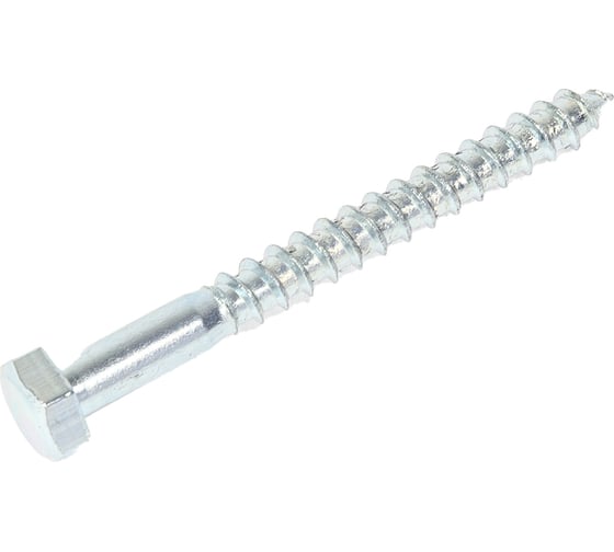 Шестигранный шуруп STARFIX 6x60 мм, цинк, DIN 571, 10 шт. SMZ1-59731-10