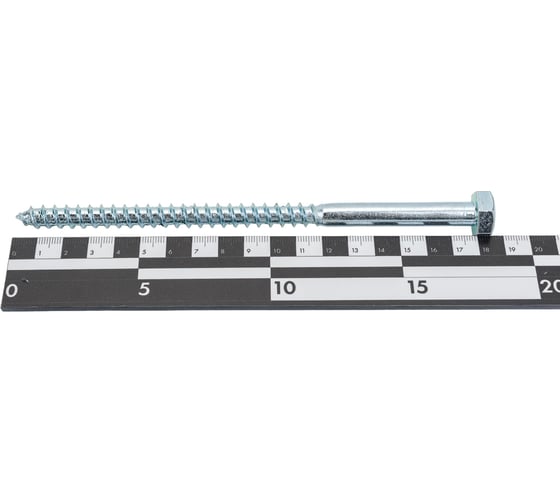 Шестигранный шуруп STARFIX 10x180 мм, цинк, DIN 571, 20 шт. SMC3-63851-20