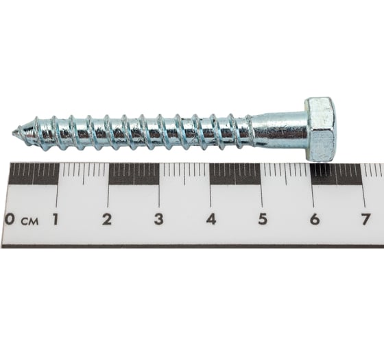 Шестигранный шуруп STARFIX 8x60 мм, цинк, DIN 571, 100 шт. SMC3-61731-100