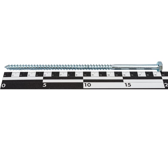 Шестигранный шуруп STARFIX 8x200 мм, цинк, DIN 571, 20 шт. SMC3-61871-20