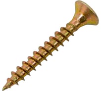 Универсальный шуруп STARFIX 4,0x30 мм, желтый цинк, 50 шт. SMZ1-25410-50