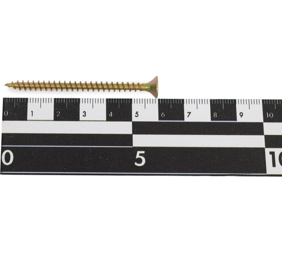 Универсальный шуруп STARFIX 4,5x60 мм, желтый цинк, 25 шт. SMZ2-30440-25