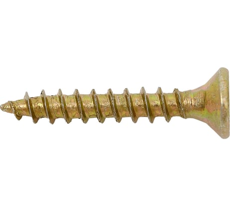 Универсальный шуруп STARFIX 2,5x16 мм, желтый цинк, 100 шт. SMZ1-100396-100