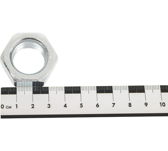 Шестигранная гайка STARFIX М22, цинк, класс прочности 6, DIN 934, 20 шт. SMC1-47290-20