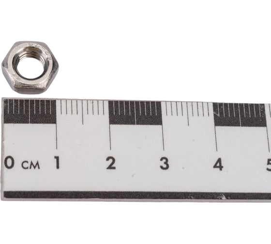 Шестигранная гайка STARFIX М6, нержавеющая сталь, DIN 934, 25 шт. SMZ1-85216-25