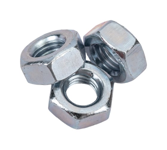 Шестигранная гайка STARFIX М12, цинк, класс прочности 6, DIN 934, 5 кг SMV1-47280-5