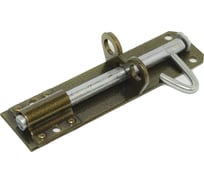 Накладная задвижка Скобис ЗТ-150 бронза антик, 10 шт. 4680016801028