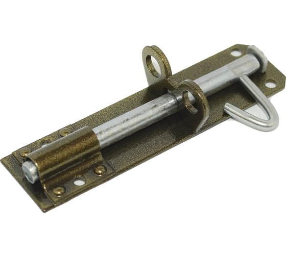 Накладная задвижка Скобис ЗТ-150 бронза антик, 10 шт. 4680016801028 1