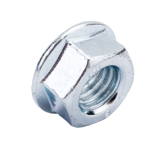 Гайка с фланцем STARFIX М8, цинк, класс прочности 6, DIN 6923, 50 шт. SMP1-66043-50