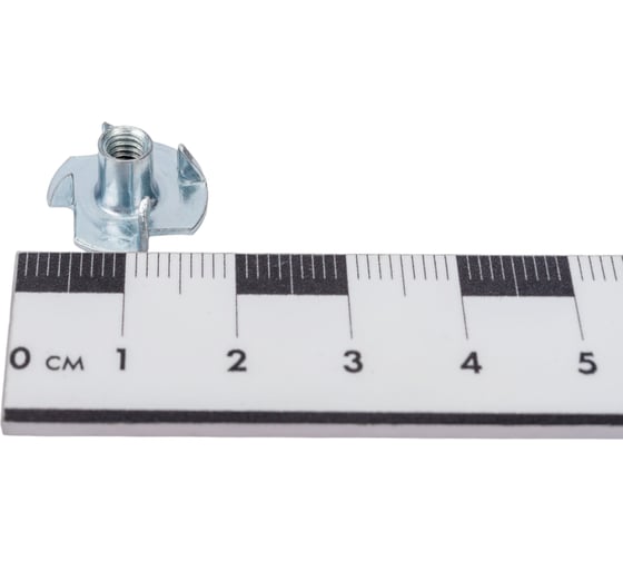 Врезная гайка STARFIX М4/8, цинк, DIN 1624, 50 шт. SMZ1-90539-50