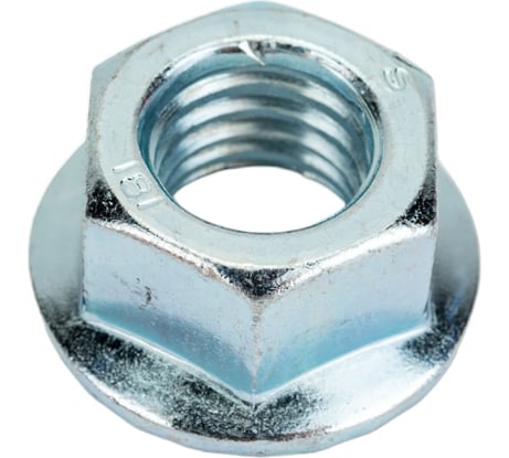 Гайка с фланцем STARFIX М12, цинк, класс прочности 6, DIN 6923, 25 шт. SMP2-66047-25