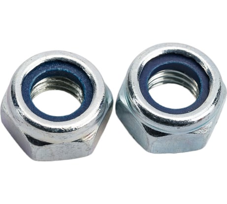 Гайка со стопорным кольцом STARFIX М8, цинк, класс прочности 5.8, DIN 985, 70 шт. SMP1-50736-70