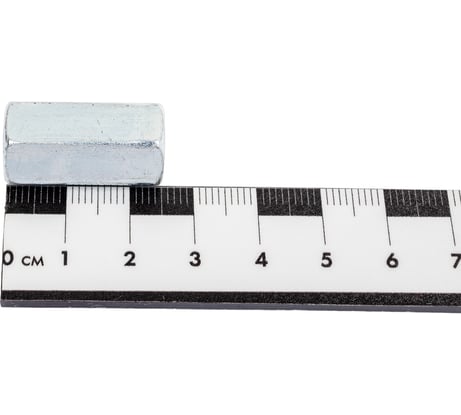 Соединительная гайка STARFIX М8, цинк, класс прочности 5.8, 50 шт. SMC1-86961-50