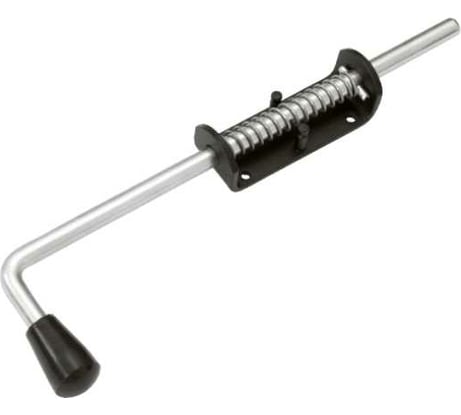 Пружинный засов, 110 мм, 330 мм, черный DOMART 170932 4620031742531