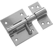 Дверной засов Домарт ЗД-60 хром 170725