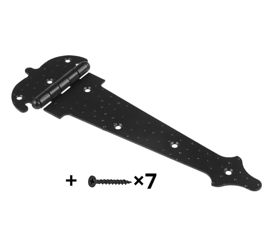 Фигурная петля-стрела STARFIX 250 мм, черный матовый SMP-67028-1