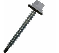 Кровельный саморез STARFIX 5,5x25 мм, цинк, шайба с прокладкой, PT3, RAL 7004, 4500 шт. SM-64493-4500