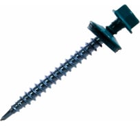 Кровельный саморез STARFIX 4,8x35 мм, цинк, шайба с прокладкой, PT1, RAL 5021, 70 шт. SMP2-103276-70