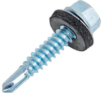 Кровельный саморез STARFIX 6,3x32 мм, цинк, шайба с прокладкой, PT3, 250 шт. SMC3-89110-250