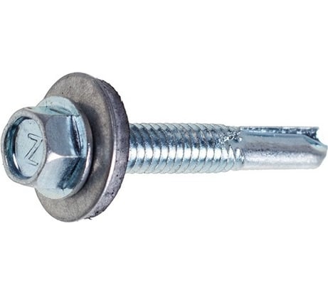 Кровельный саморез STARFIX 6,3x38 мм, цинк, шайба с прокладкой, PT5, 200 шт. SMC3-61758-200